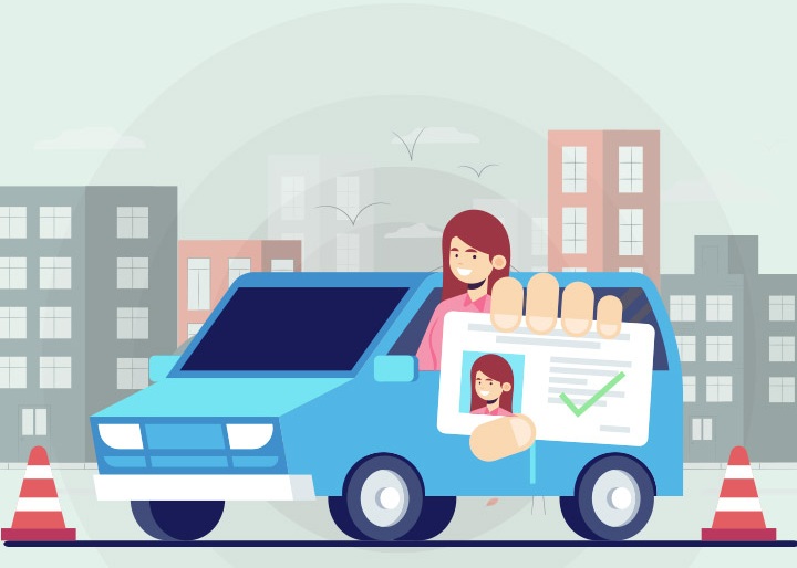 Driving training session